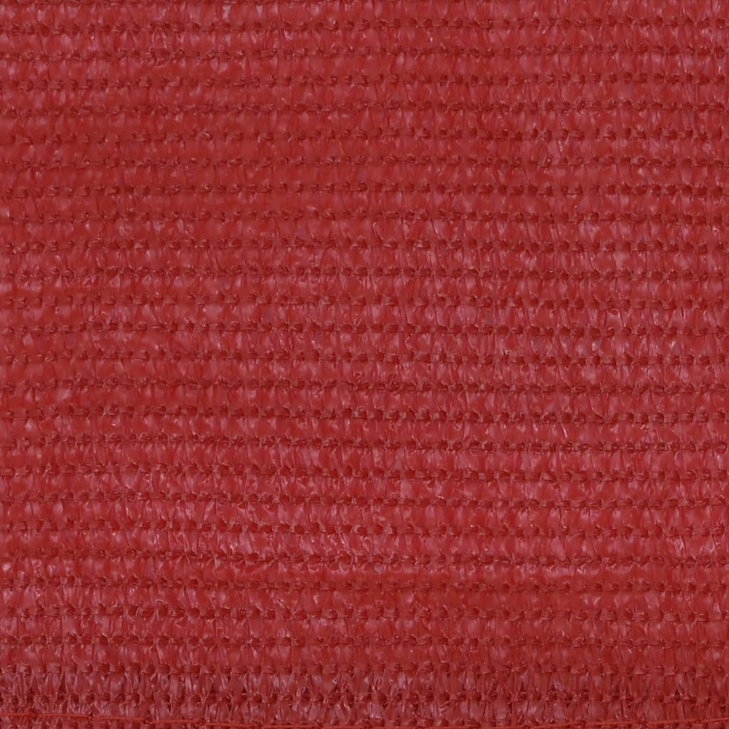 Vidaxl balkonskærm 120x600 cm HDPE rød
