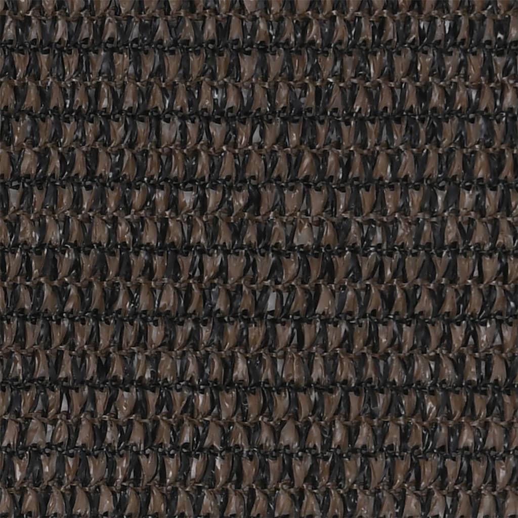 Vidaxl balkonskærm 120x500 cm HDPE Brown