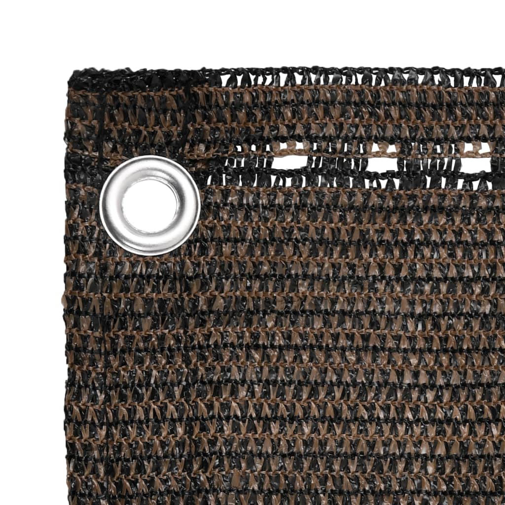 Vidaxl balkonskærm 120x500 cm HDPE Brown