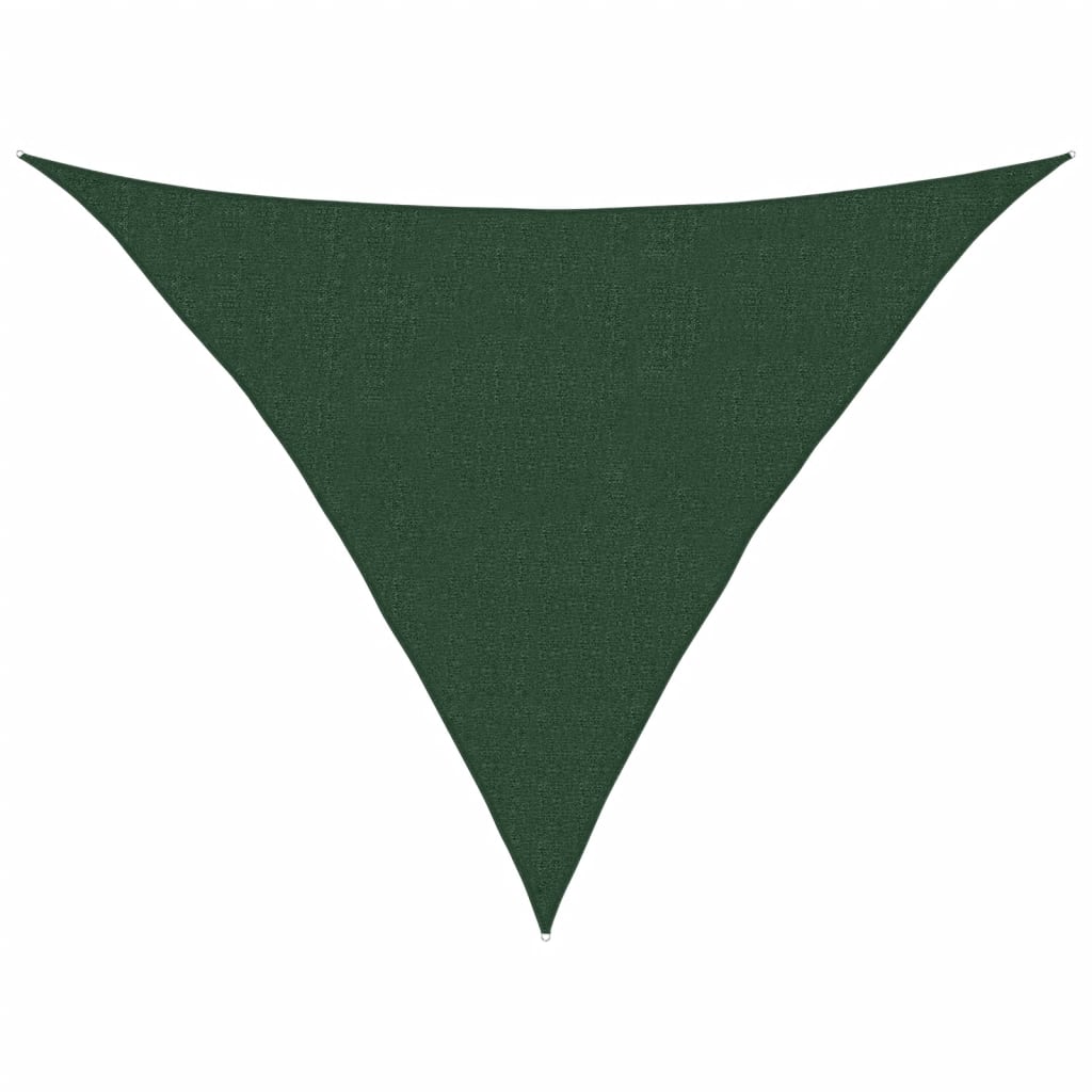 Vidaxx solsejl 160 g m² 2,5x2,5x3,5 m HDPE mørkegrøn