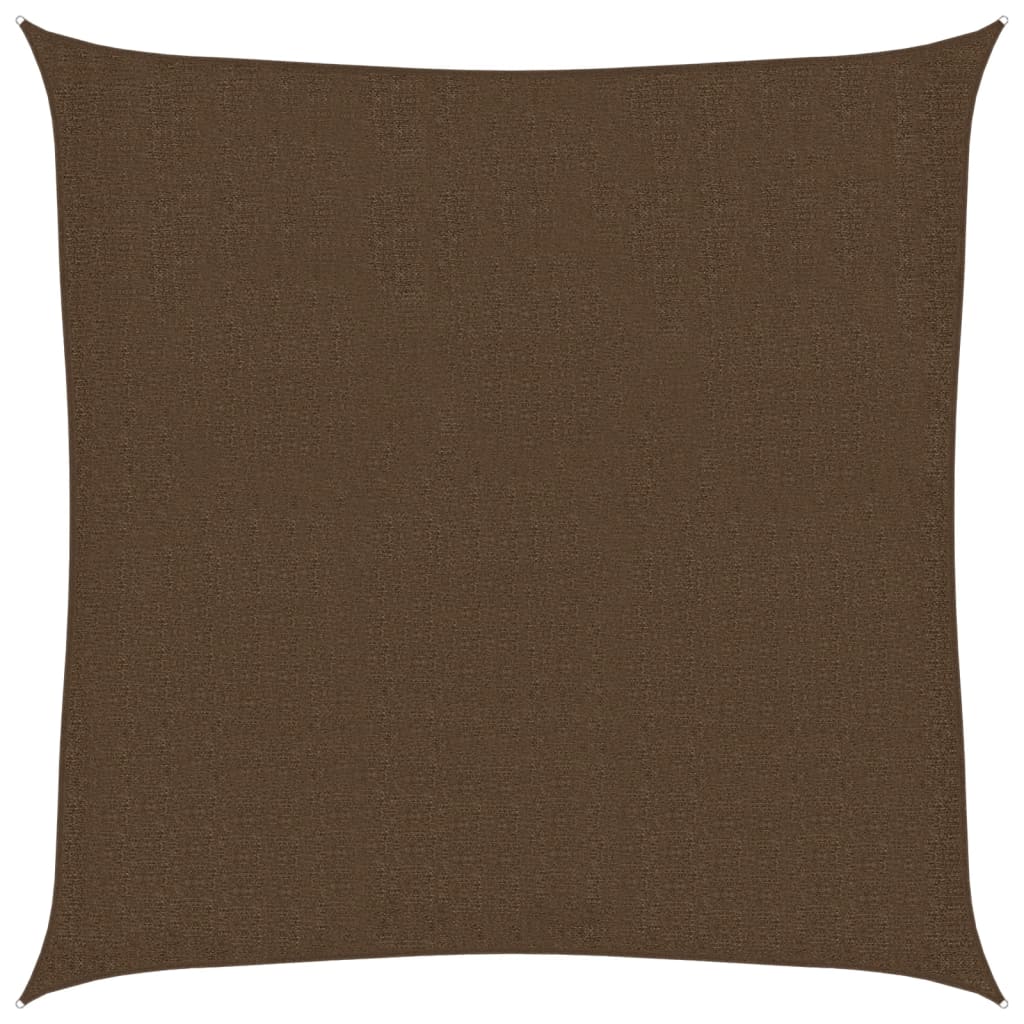 Vidaxl Zonnezeil 160 g m² 2,5x2,5 m HDPE Brown