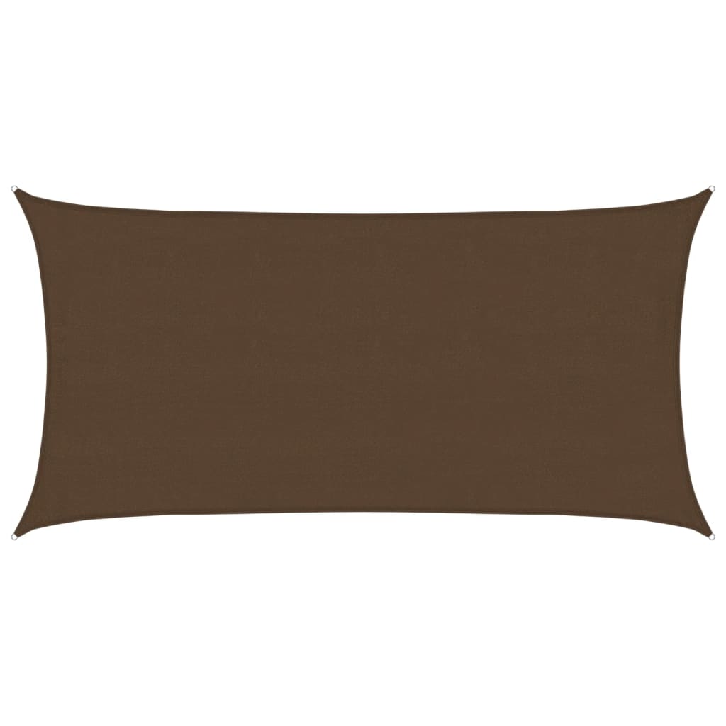 Vidaxl Zonnezeil 160 g m² 4x7 m HDPE Brown