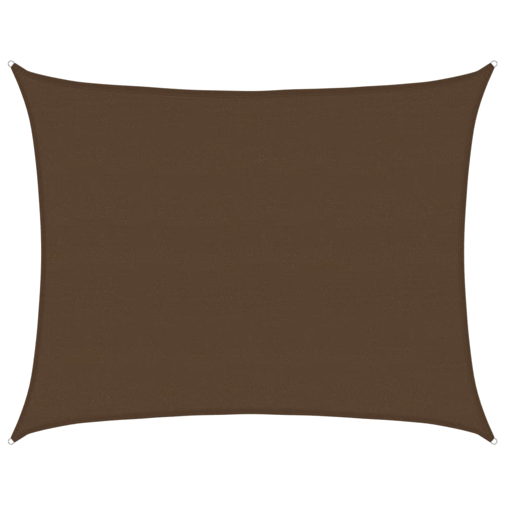 Vidaxl Zonnezeil 160 g m² 6x8 m HDPE Brown