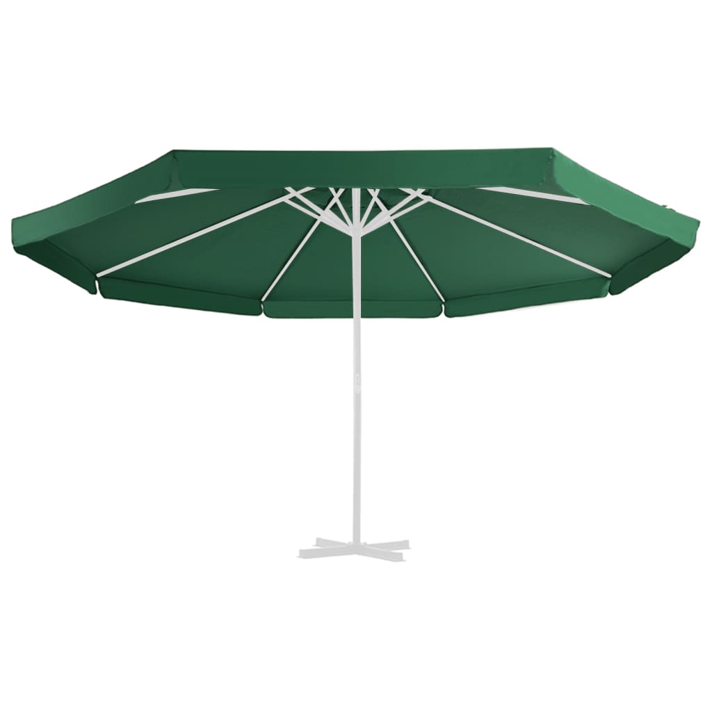 Vidaxl -udskiftningsklud til parasol 515 cm grøn