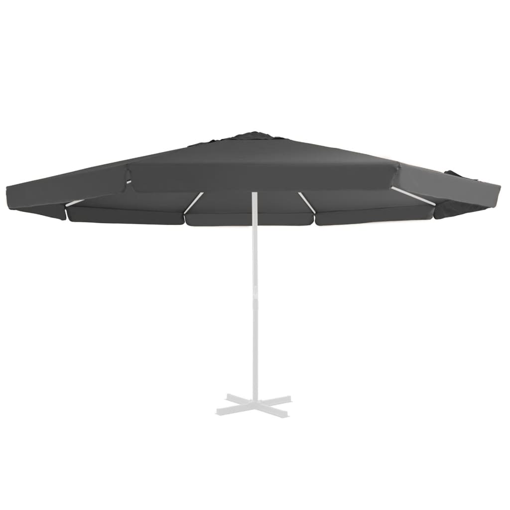 Vidaxl -udskiftningsklud til parasol 515 cm antracit -farvet