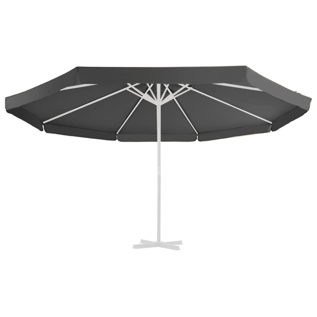 Vidaxl -udskiftningsklud til parasol 515 cm antracit -farvet