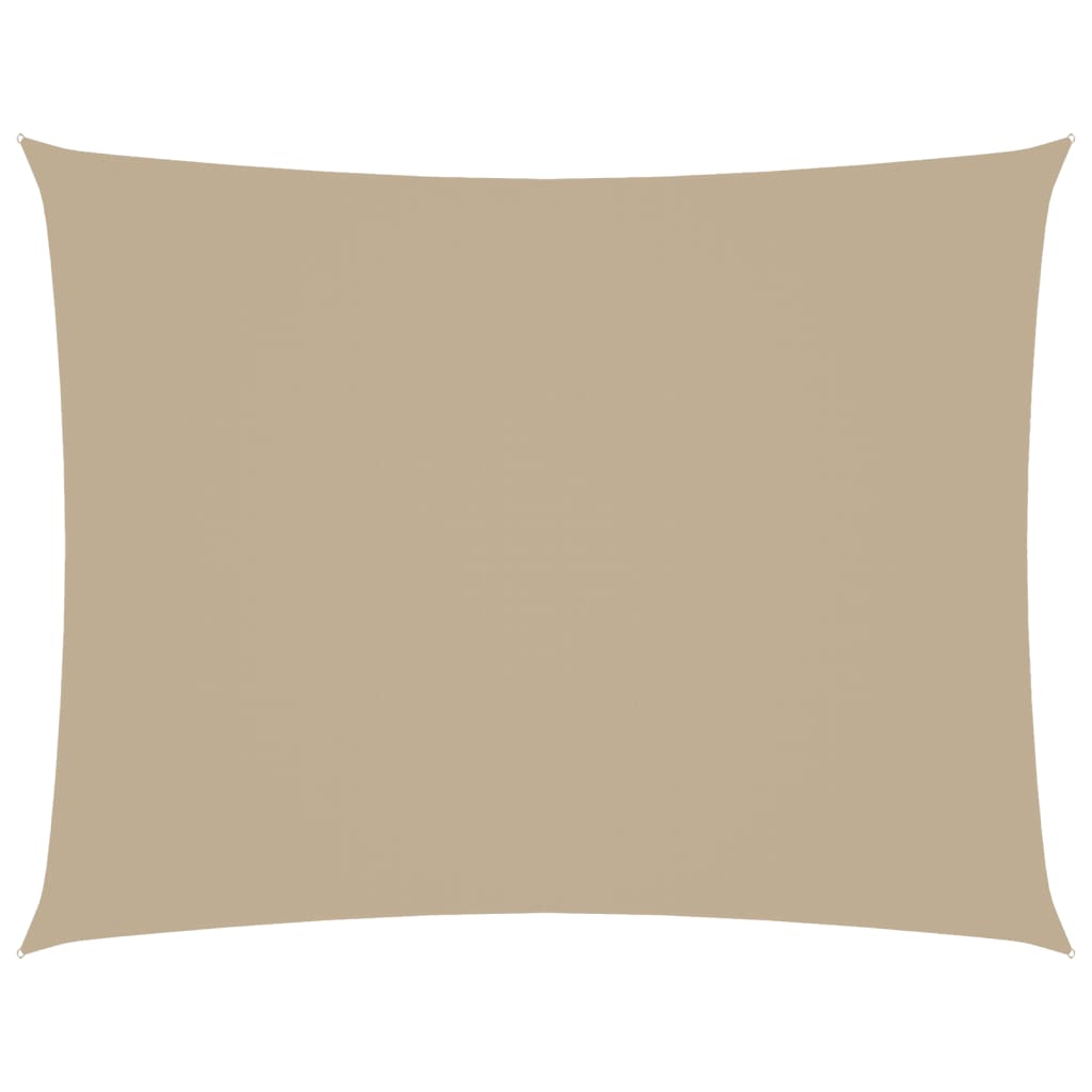 Vidaxl Sunshade rektangulær 3,5x4,5 m Oxford Stof beige