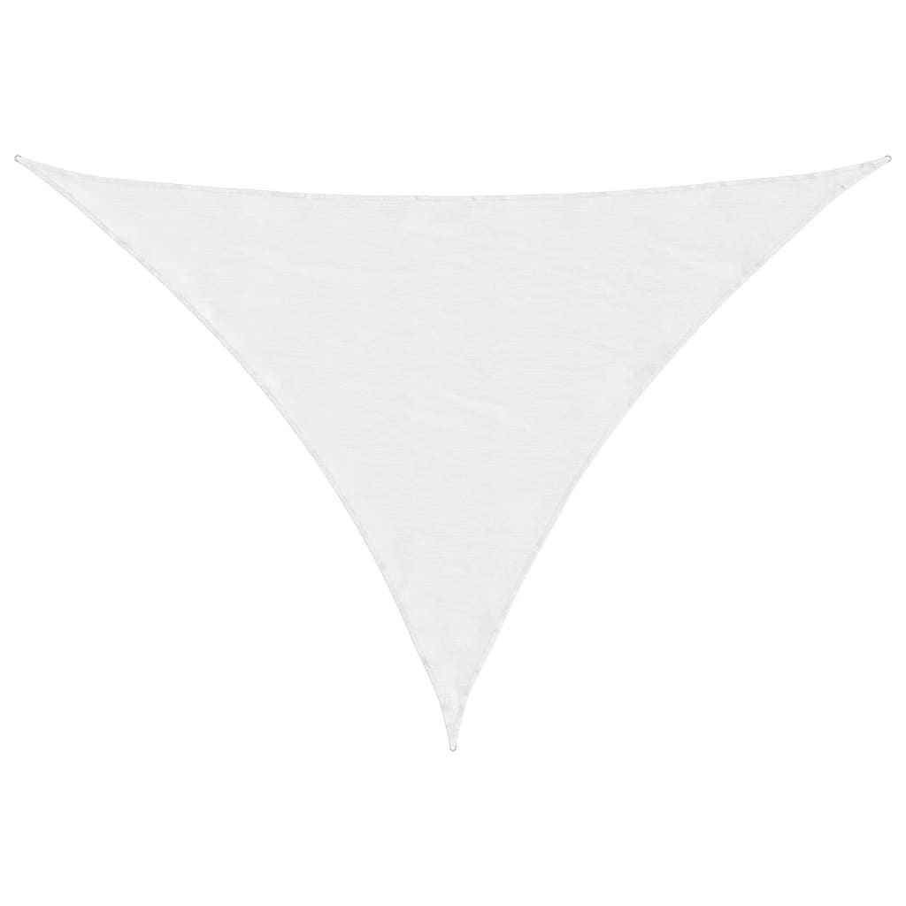 Vidaxl Sunshade Triangular 3x4x5 M Oxford Stof hvid