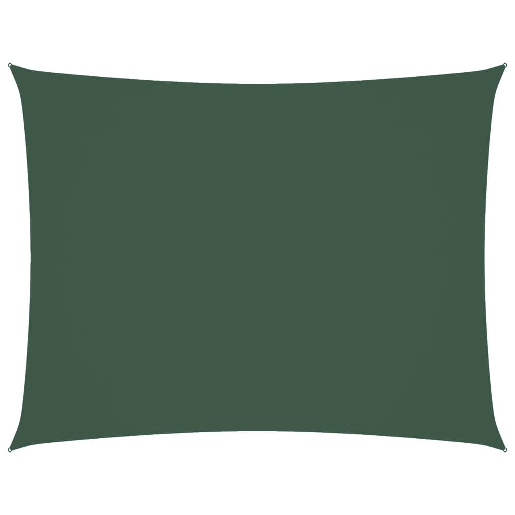 Vidaxl Sunshade rektangulær 3,5x4,5 m Oxford stof mørkegrøn