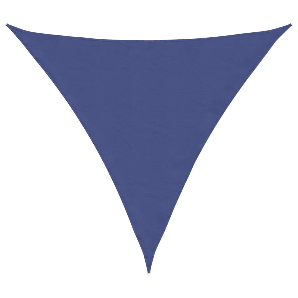 Vidaxl zonnescherm driehoekig 3,6x3,6x3,6 m oxford stof blauw