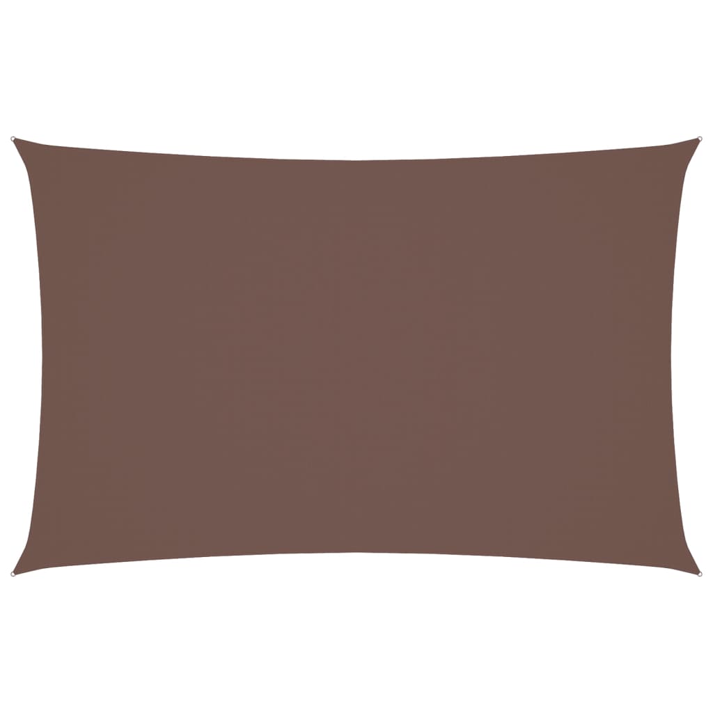 Vidaxl Sunshade rektangulær 4x7 m Oxford Stof brun