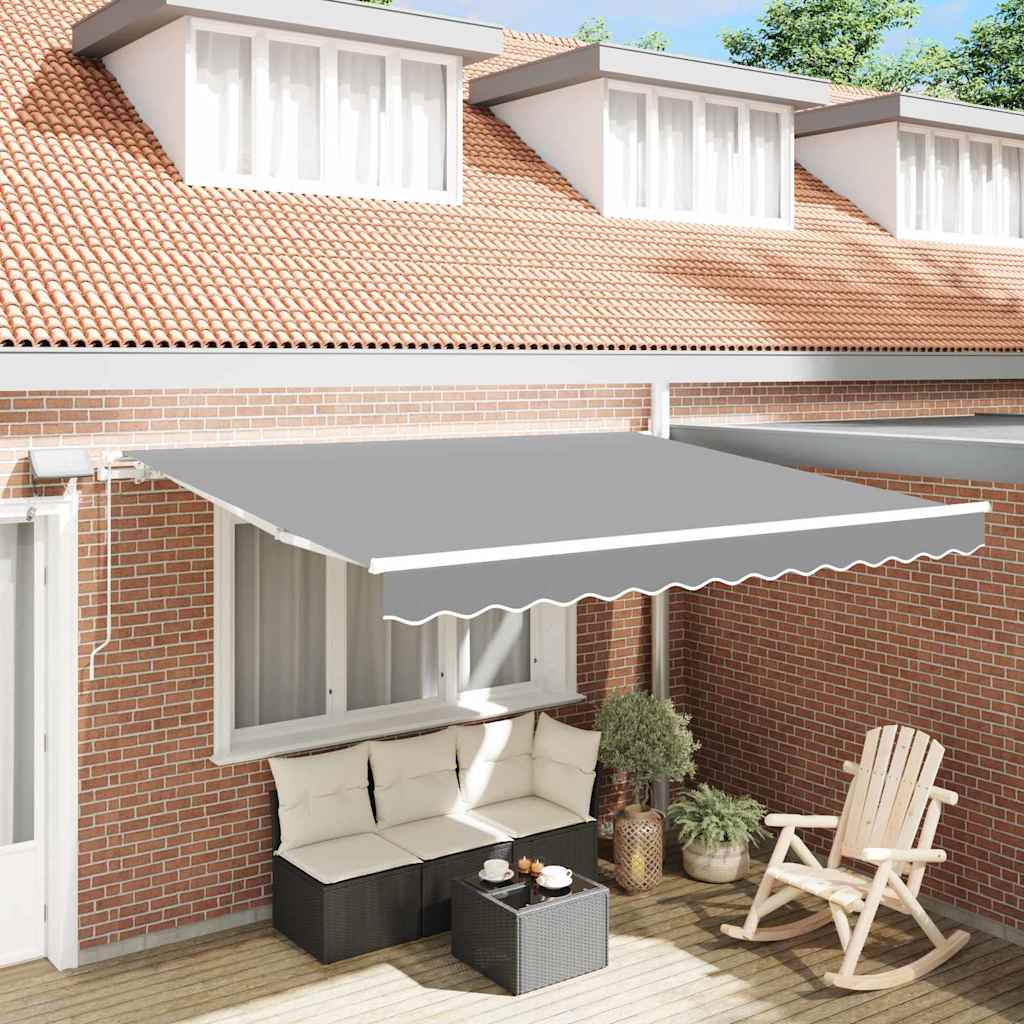 Vidaxl zijde frame met led-striplichten wit 300 x 250 cm aluminium