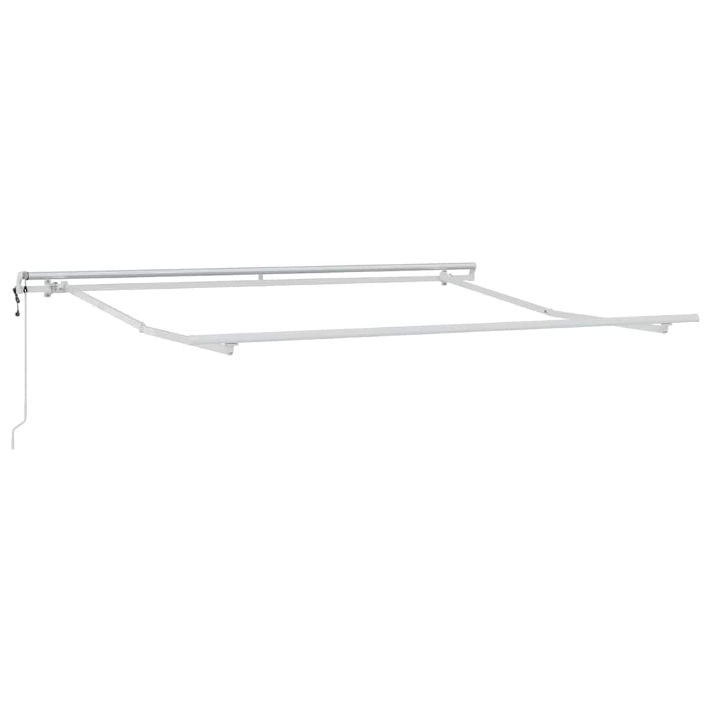 Vidaxl zijde frame wit 350 x 250 cm aluminium