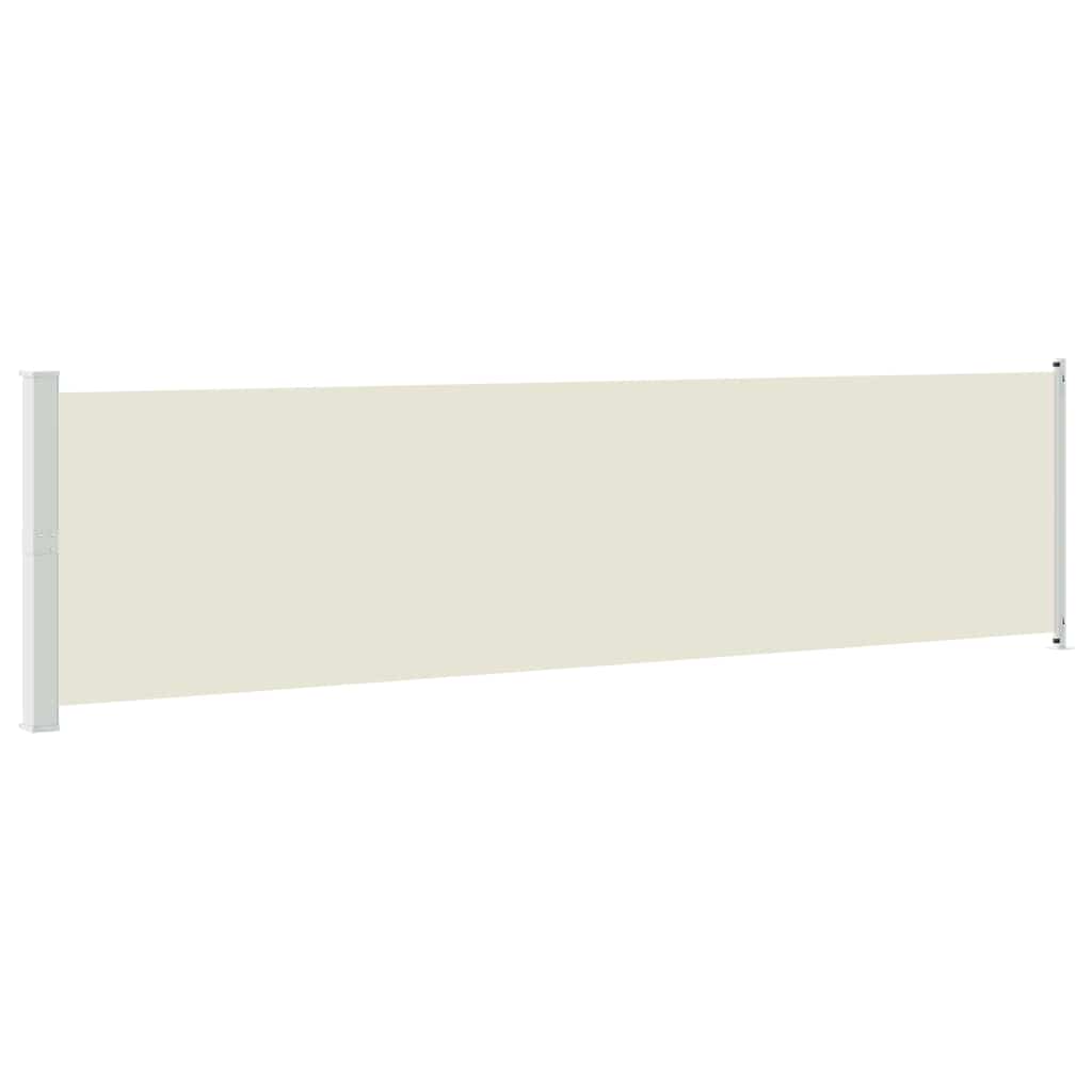Vidaxl haveskærm Udvidelig 600x160 cm creme