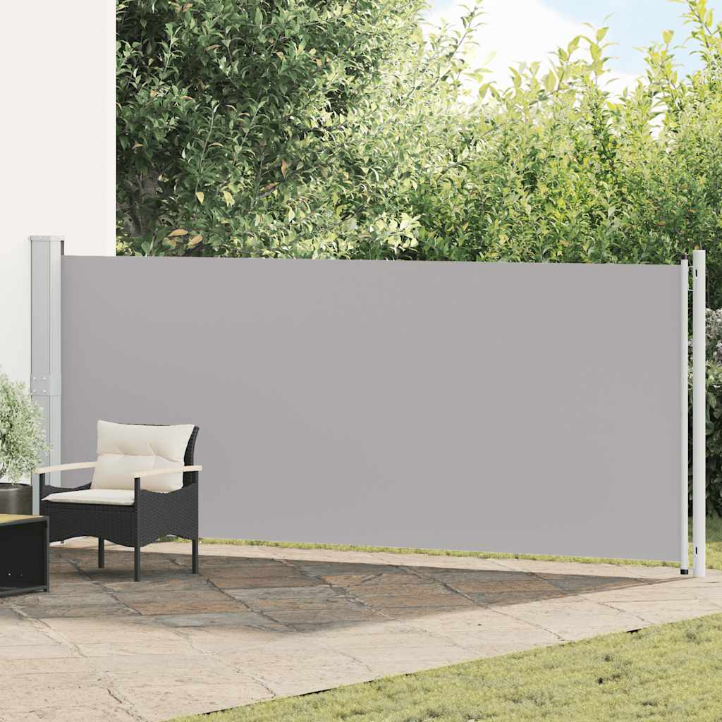 Vidaxl Haveskærm Udvidelig 600x160 cm grå