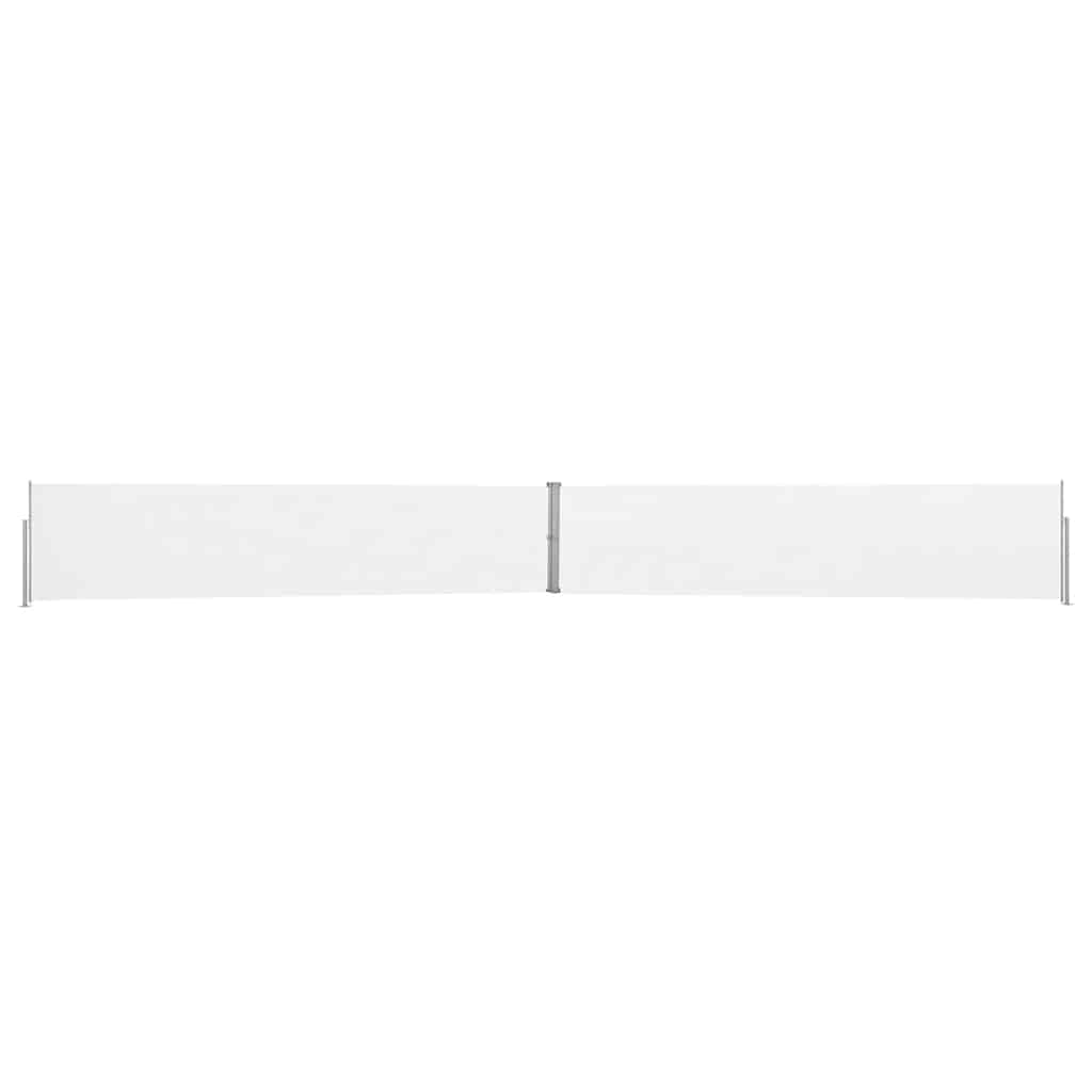 Vidaxl haveskærm Udvidelig 140x1200 cm creme