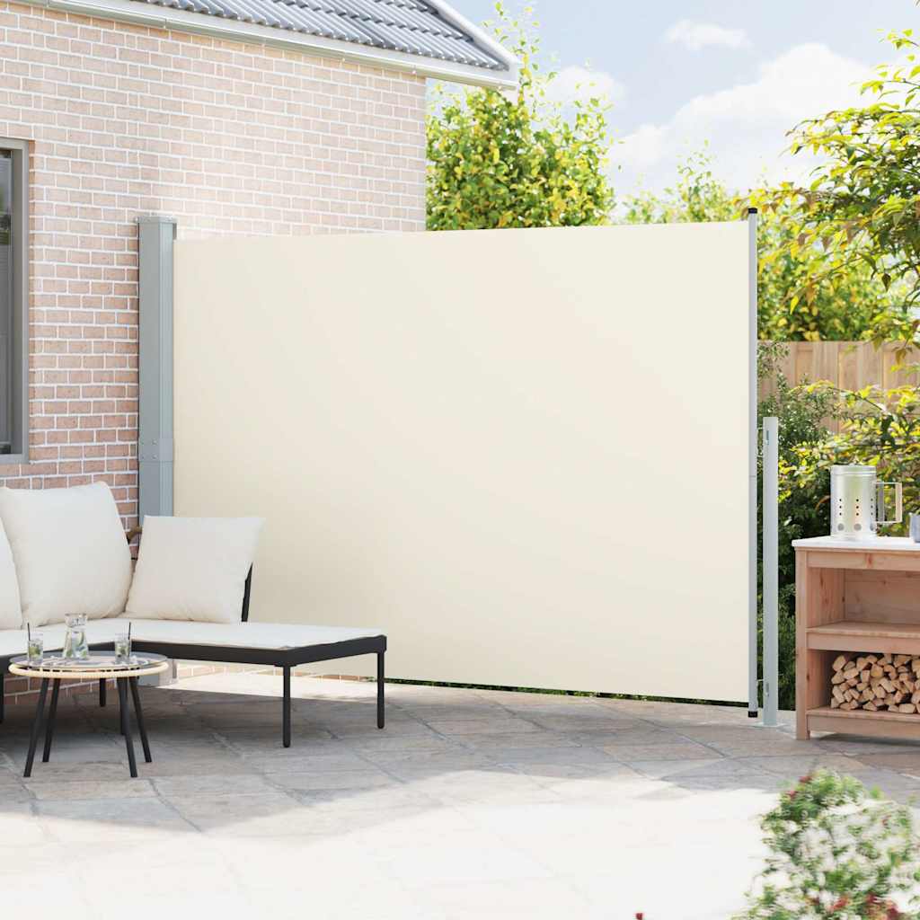 Vidaxl haveskærm Udvidelig 200x300 cm creme