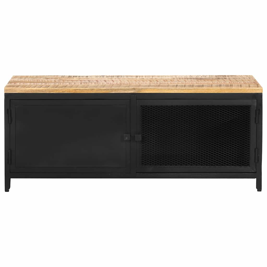 Vidaxl salontafel 90x50x37 cm massief ruw mangohout
