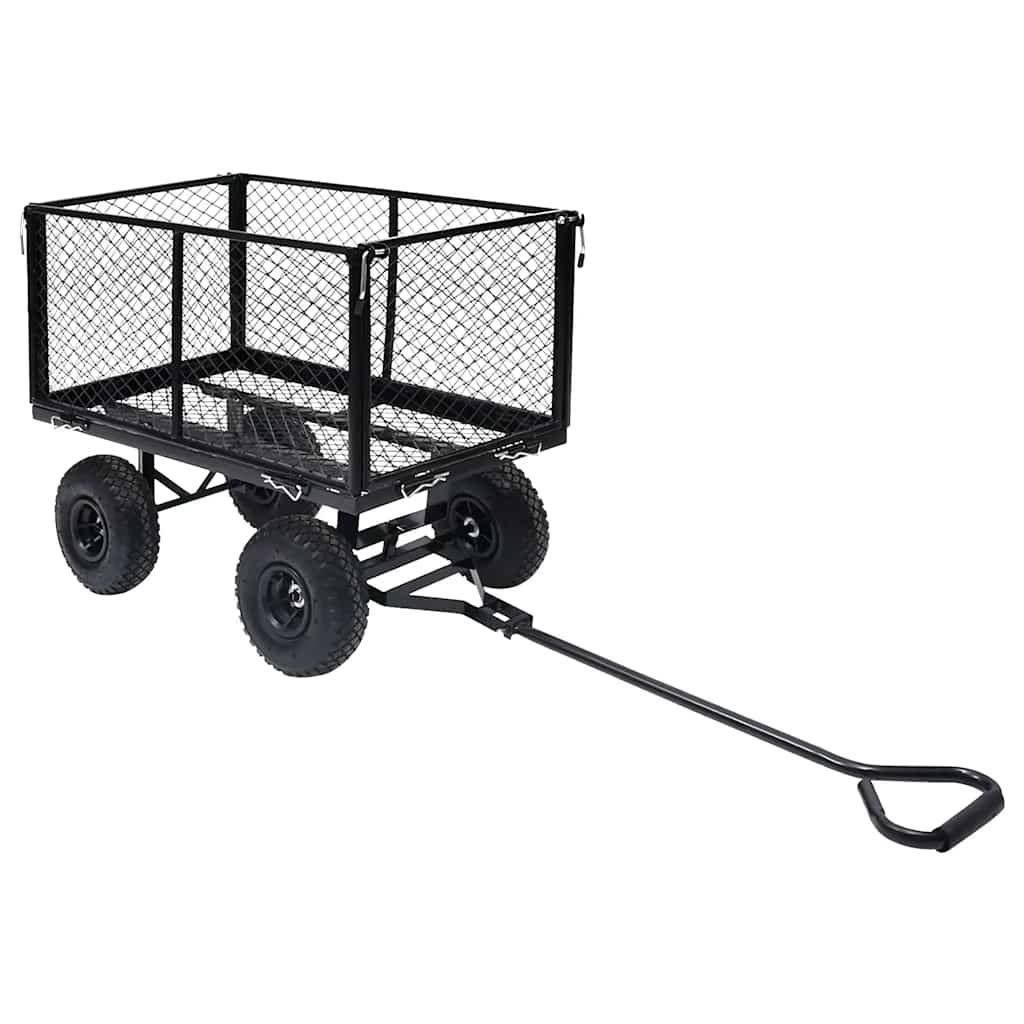 Vidaxl tuinwagen 350 kg zwart