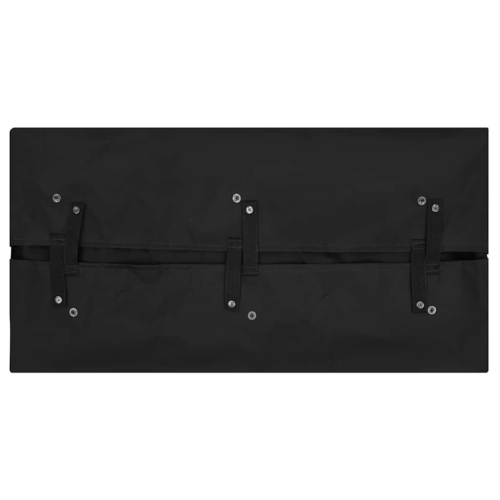 Vidaxl rejse fronter 81x41x40 cm stof sort