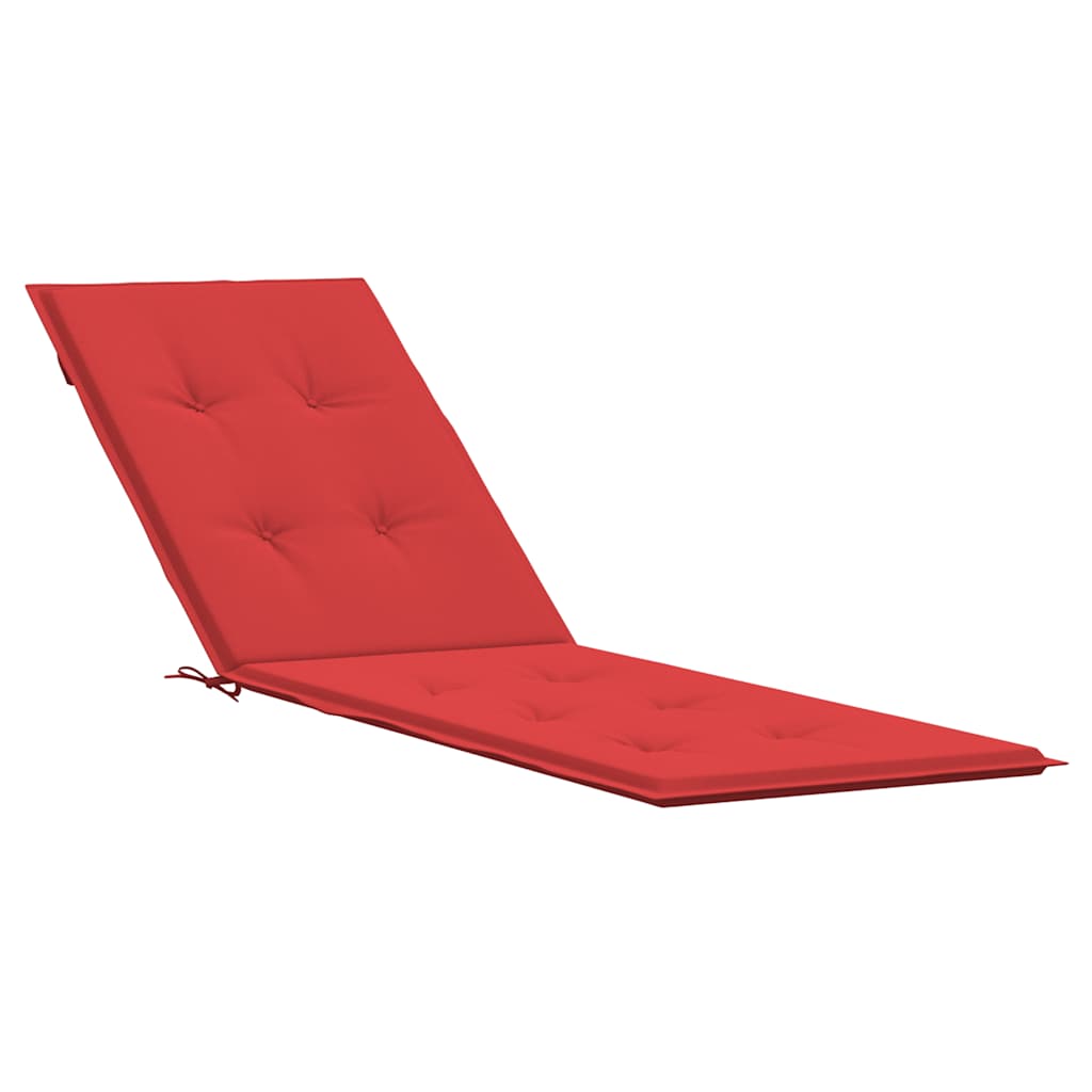 Vidaxl Patio Stol Pushion (75+105) X50x4 cm rød