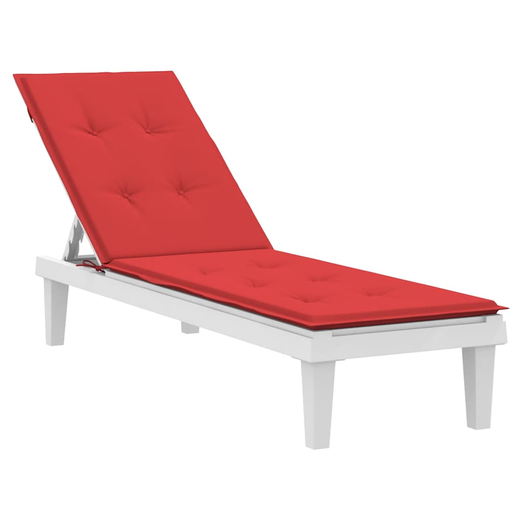 Vidaxl Patio Stol Pushion (75+105) X50x4 cm rød