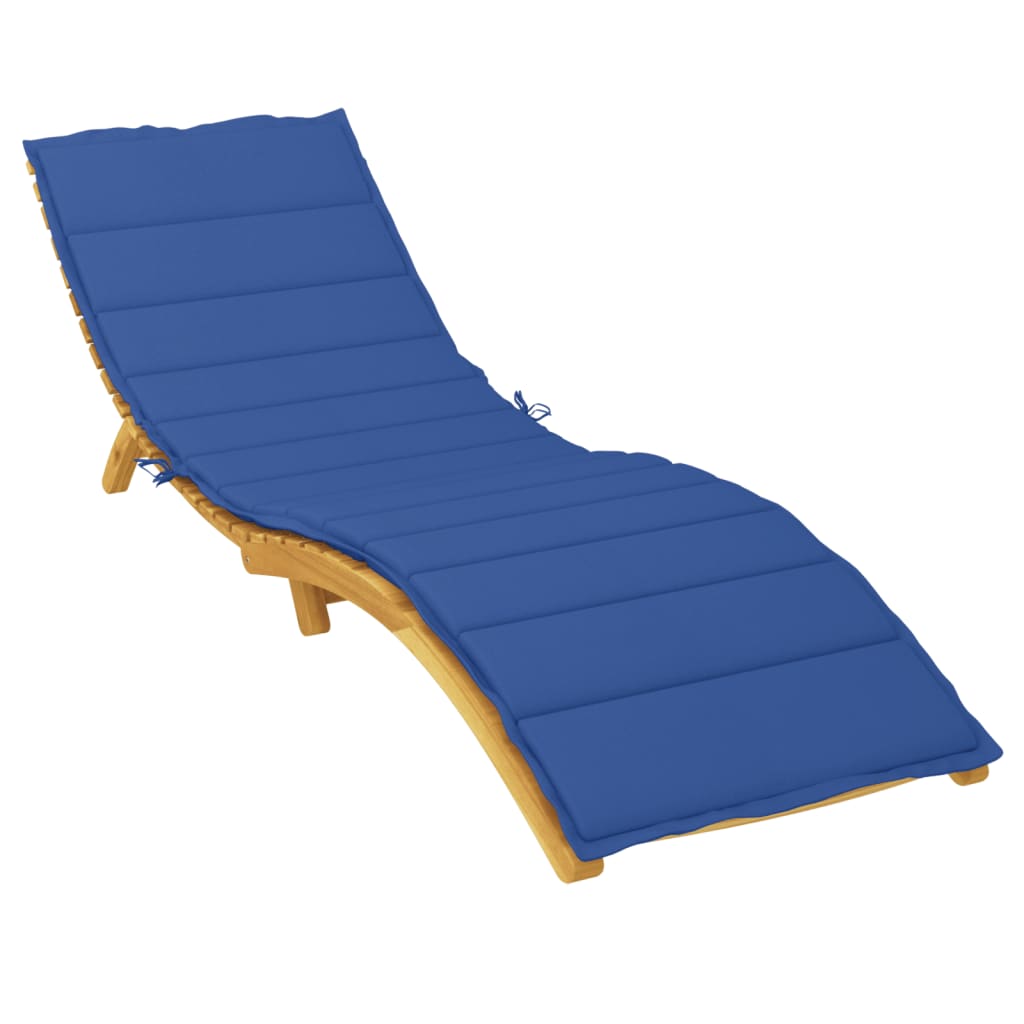 Vidaxx liggestolspude 200x60x3 cm oxford stof kongeblå