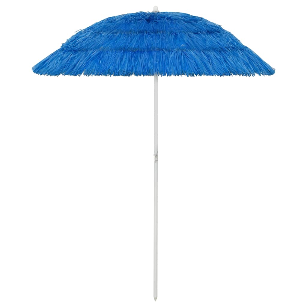 Vidaxl Strandparasol Hawaii 180 cm blå
