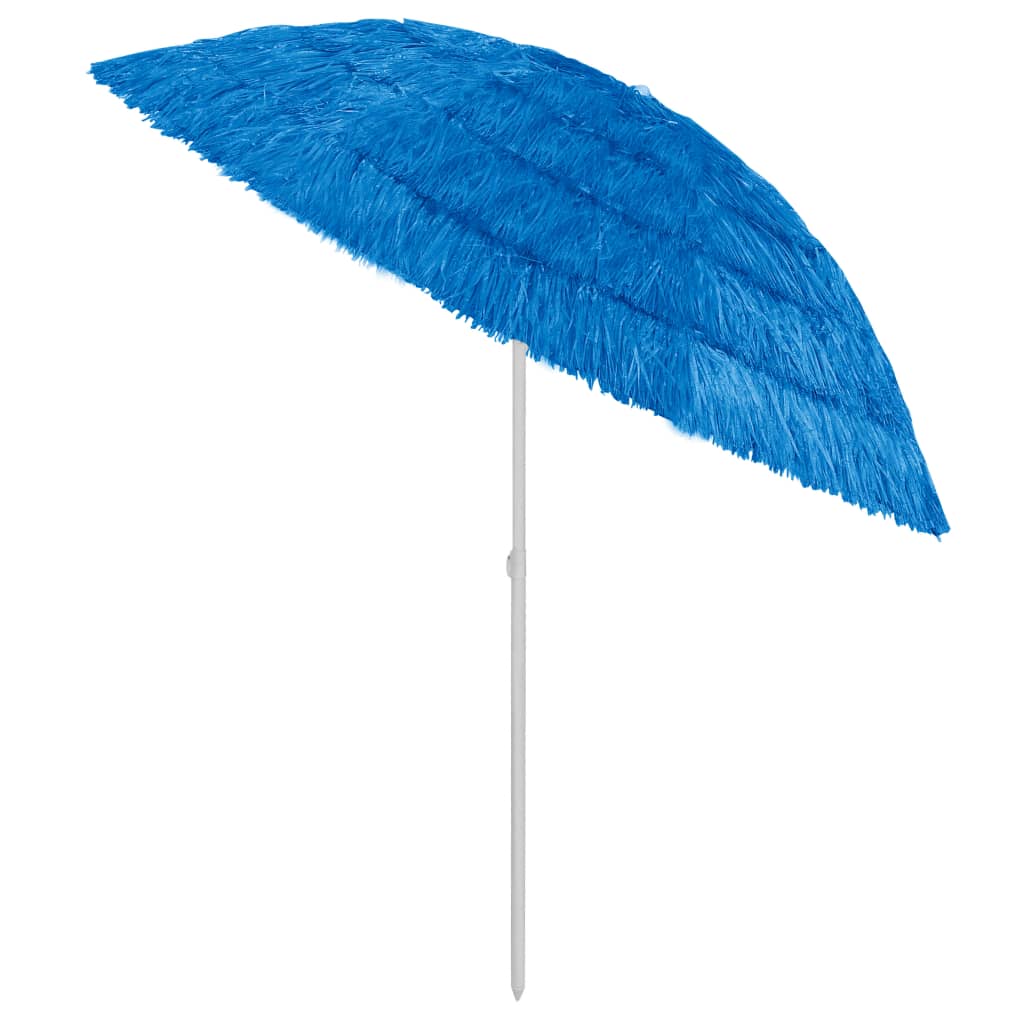 Vidaxl Strandparasol Hawaii 240 cm blå