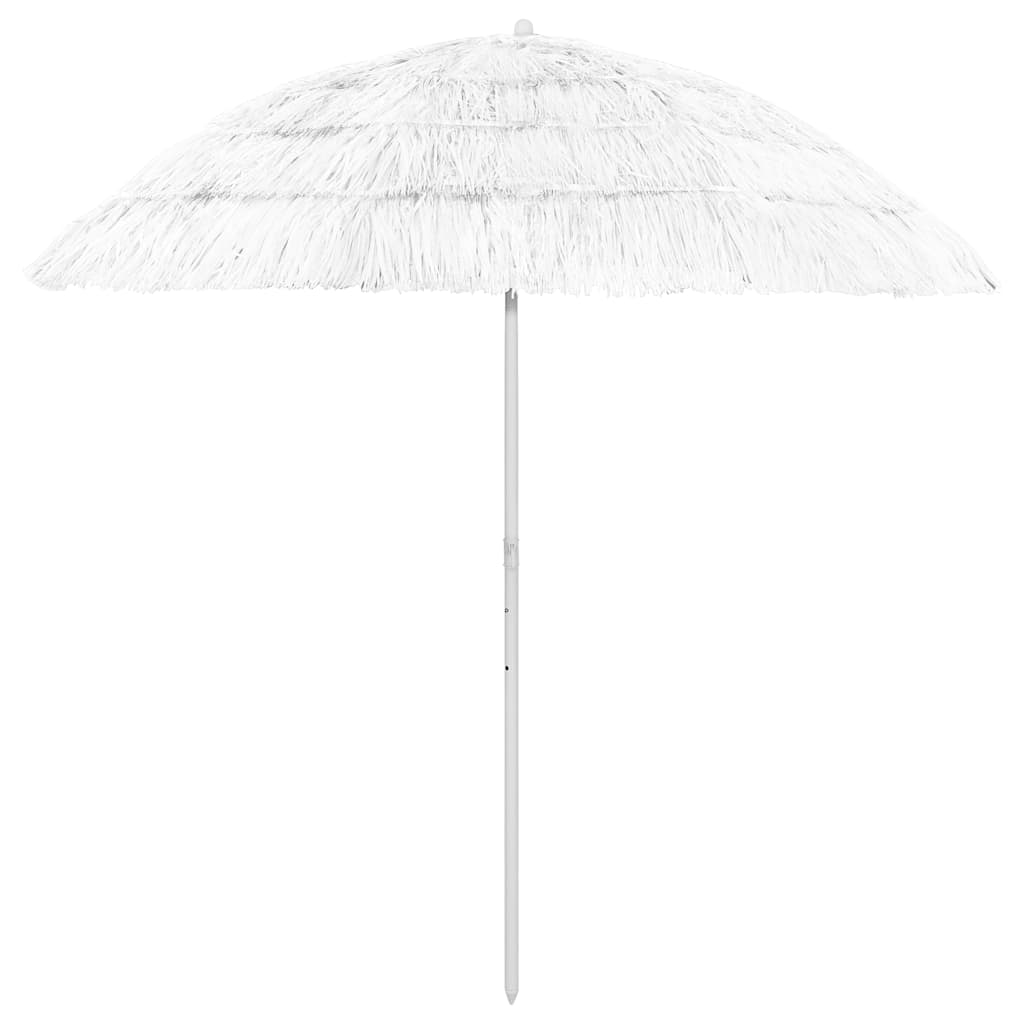 VidaXL strandparasol Hawaii 240 cm hvid