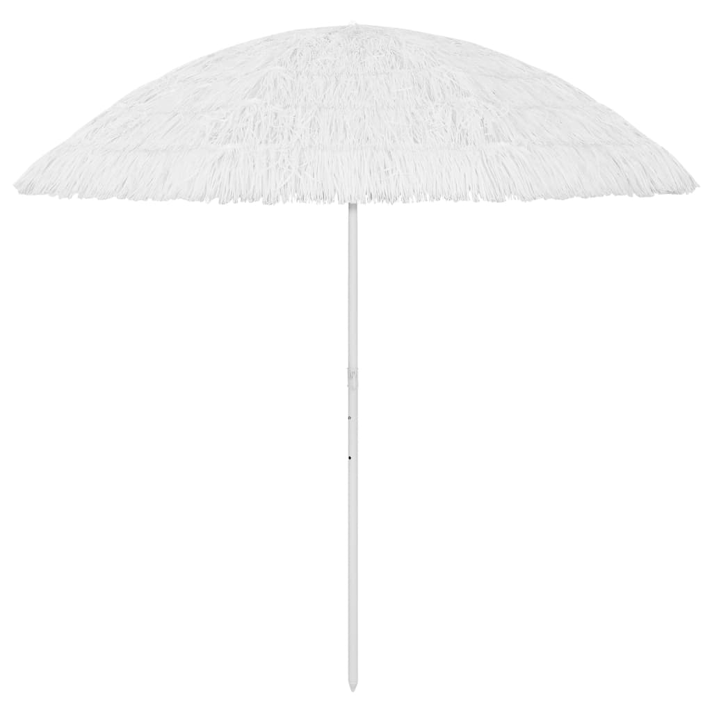 Vidaxl Beach Parasol Hawaii 300 cm hvid