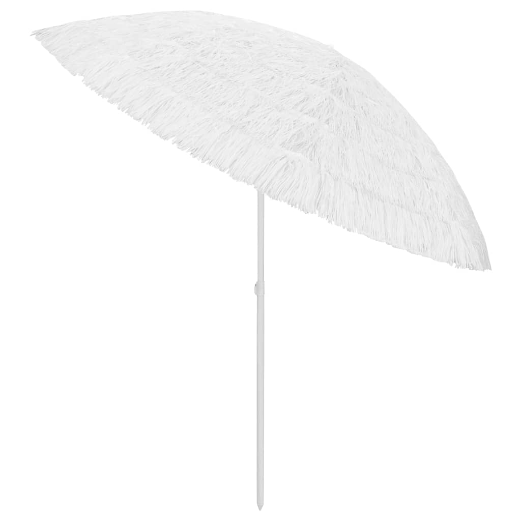 Vidaxl Beach Parasol Hawaii 300 cm hvid