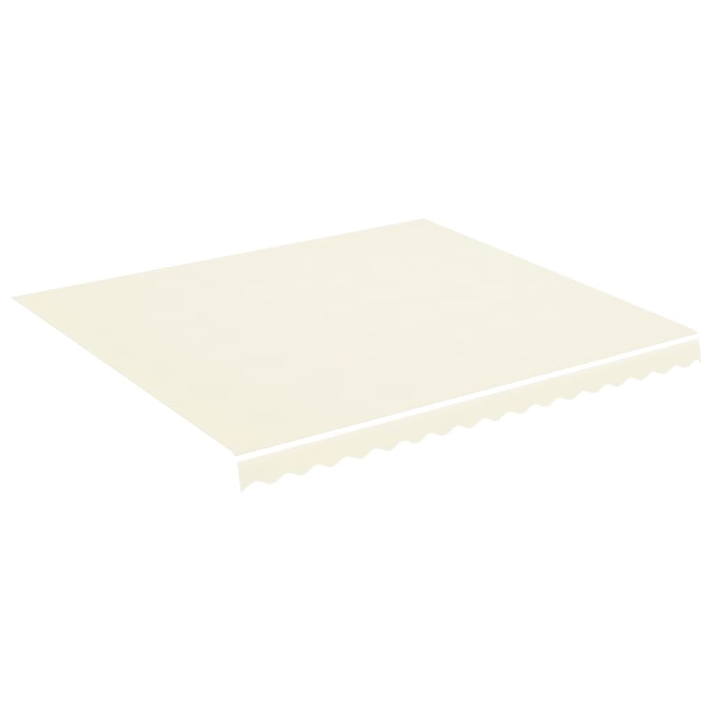 Vidaxl udskiftning klud til Luifel 4x3,5 m creme -farvet