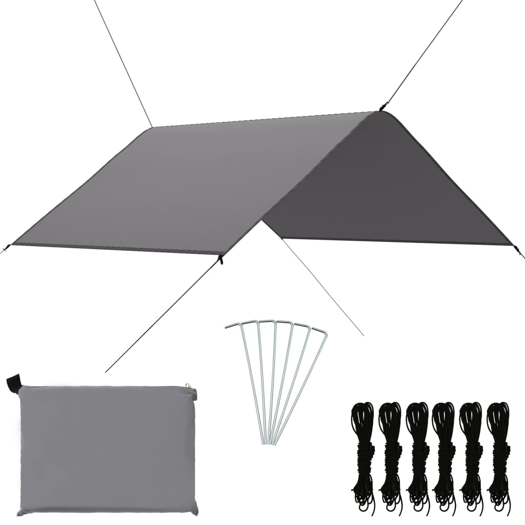 Vidaxl Cover Sail 3x2,85 m grå