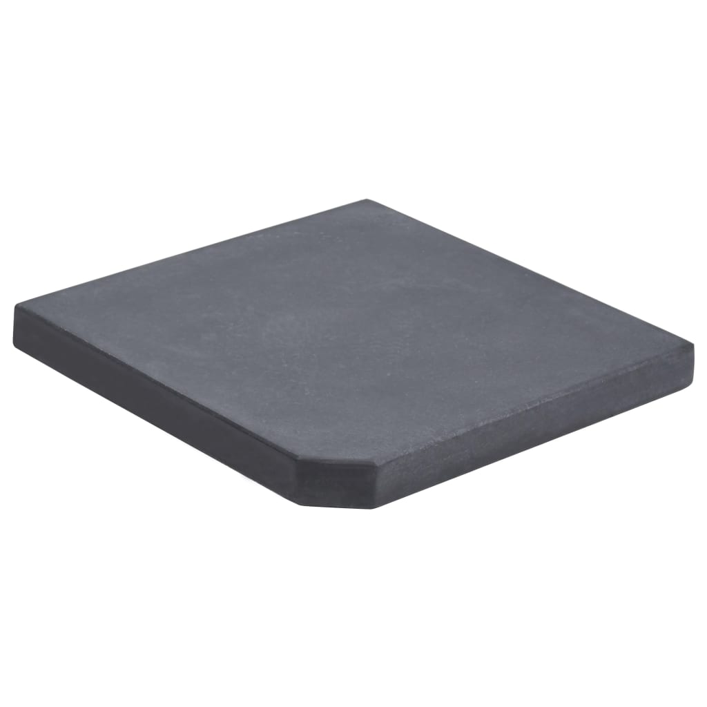 Vidaxl Parasol Footplate Square 25 kg granit sort