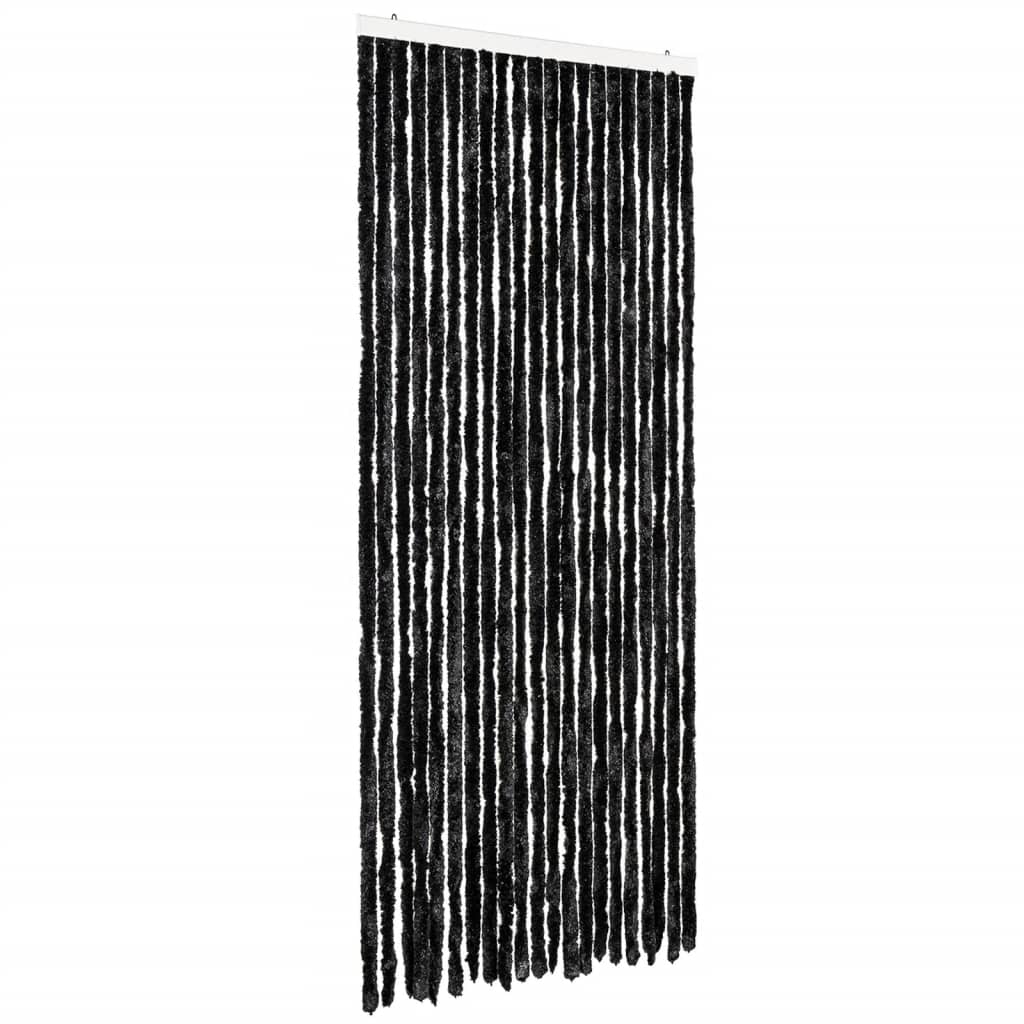 Vidaxl Fly Curtain 90x200 cm Chenille Anthracite