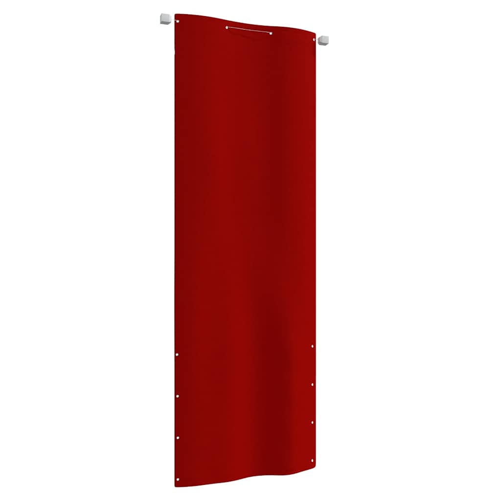 Vidaxl balkonskærm 80x240 cm Oxford stof rød