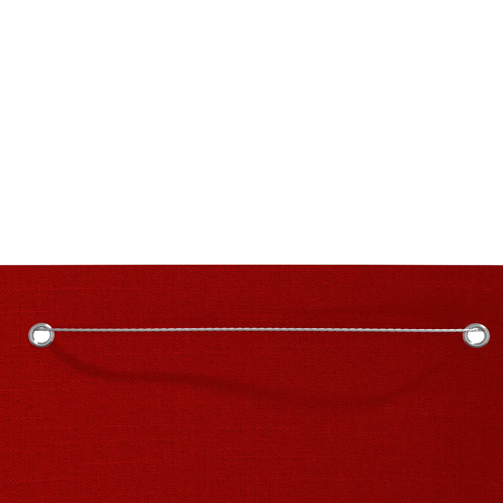 Vidaxl balkonskærm 80x240 cm Oxford stof rød