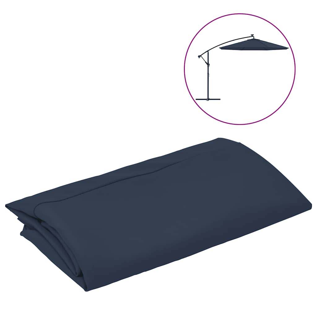 Vidaxl udskiftning klud til flydende parasol 300 cm blå