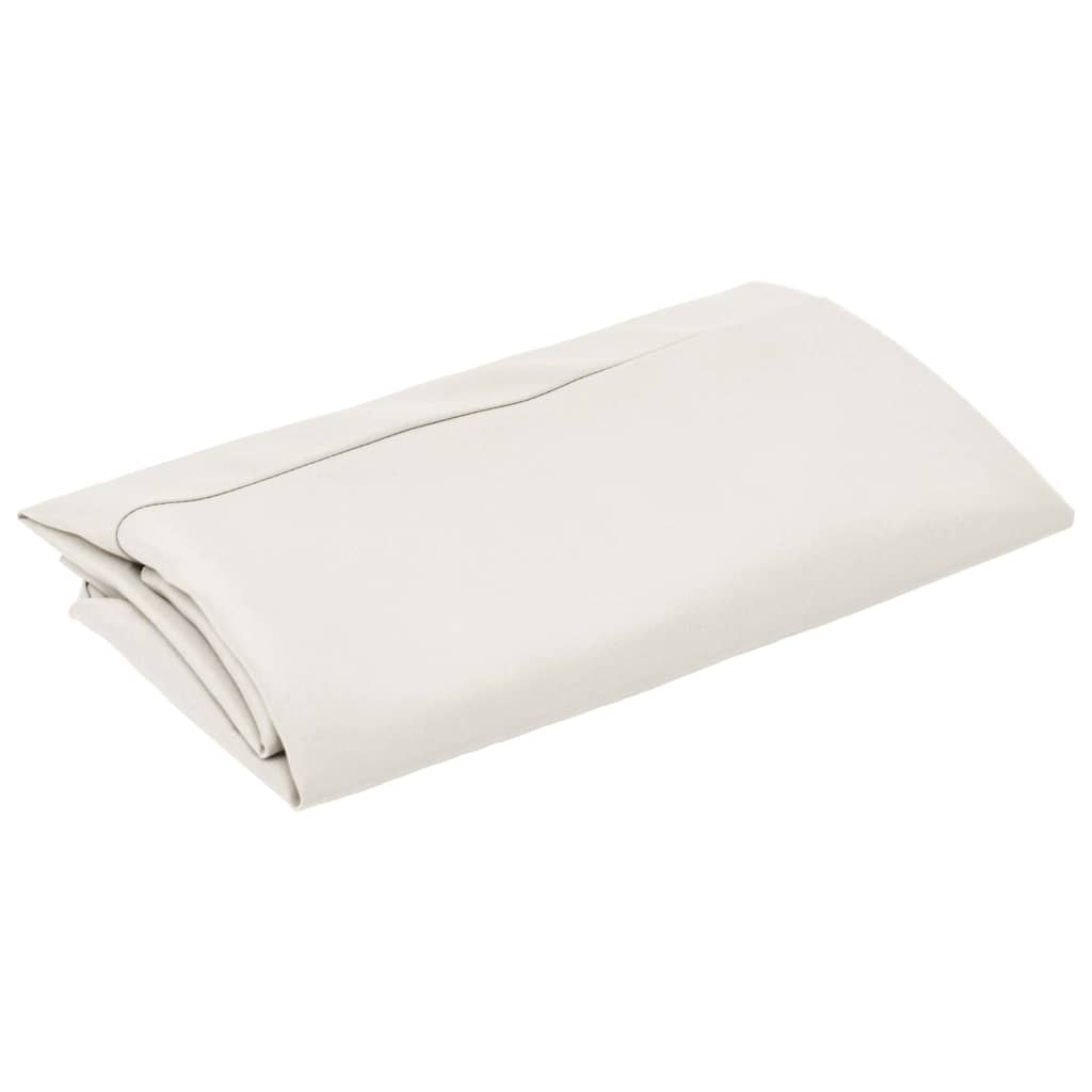 Vidaxl udskiftning klud til flydende parasol 350 cm sandhvid