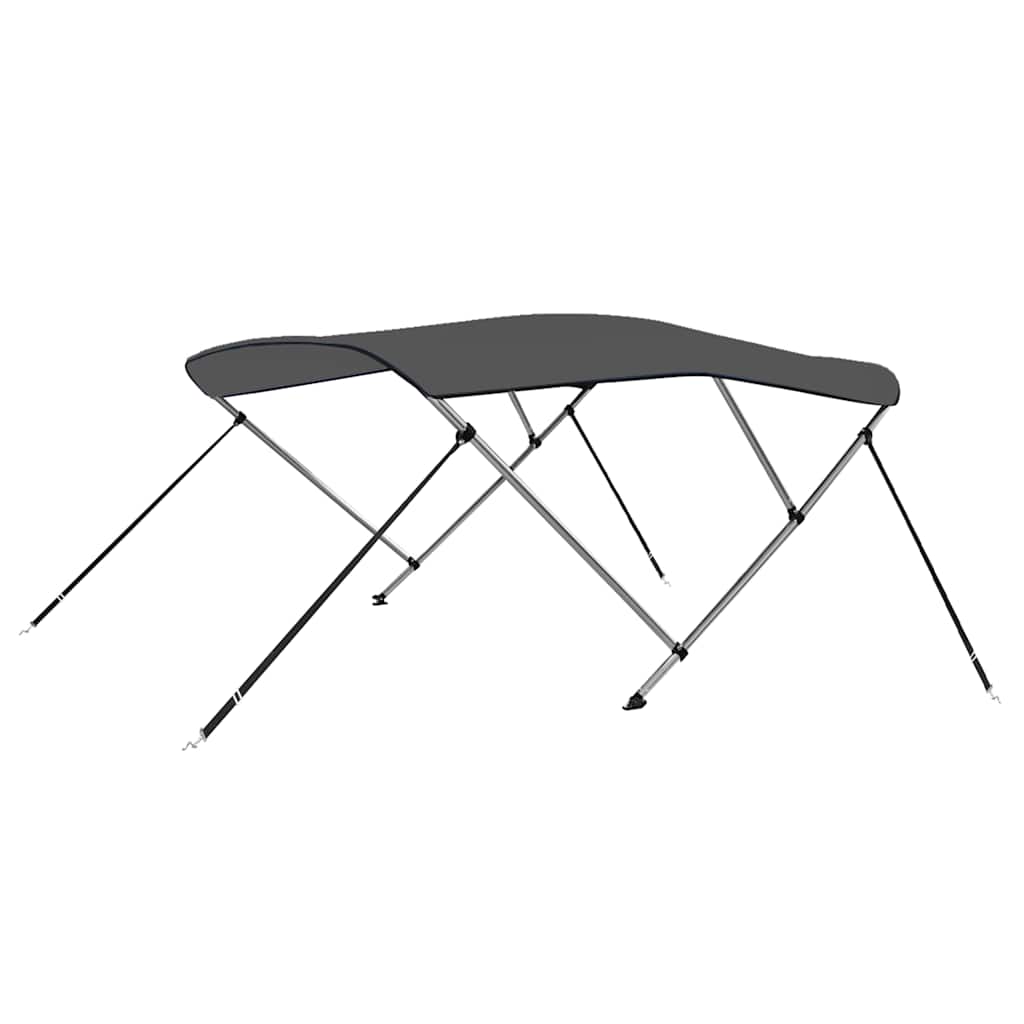 Vidaxl Biminitop 3-Bows 183x140x137 cm Anthracite-farvet