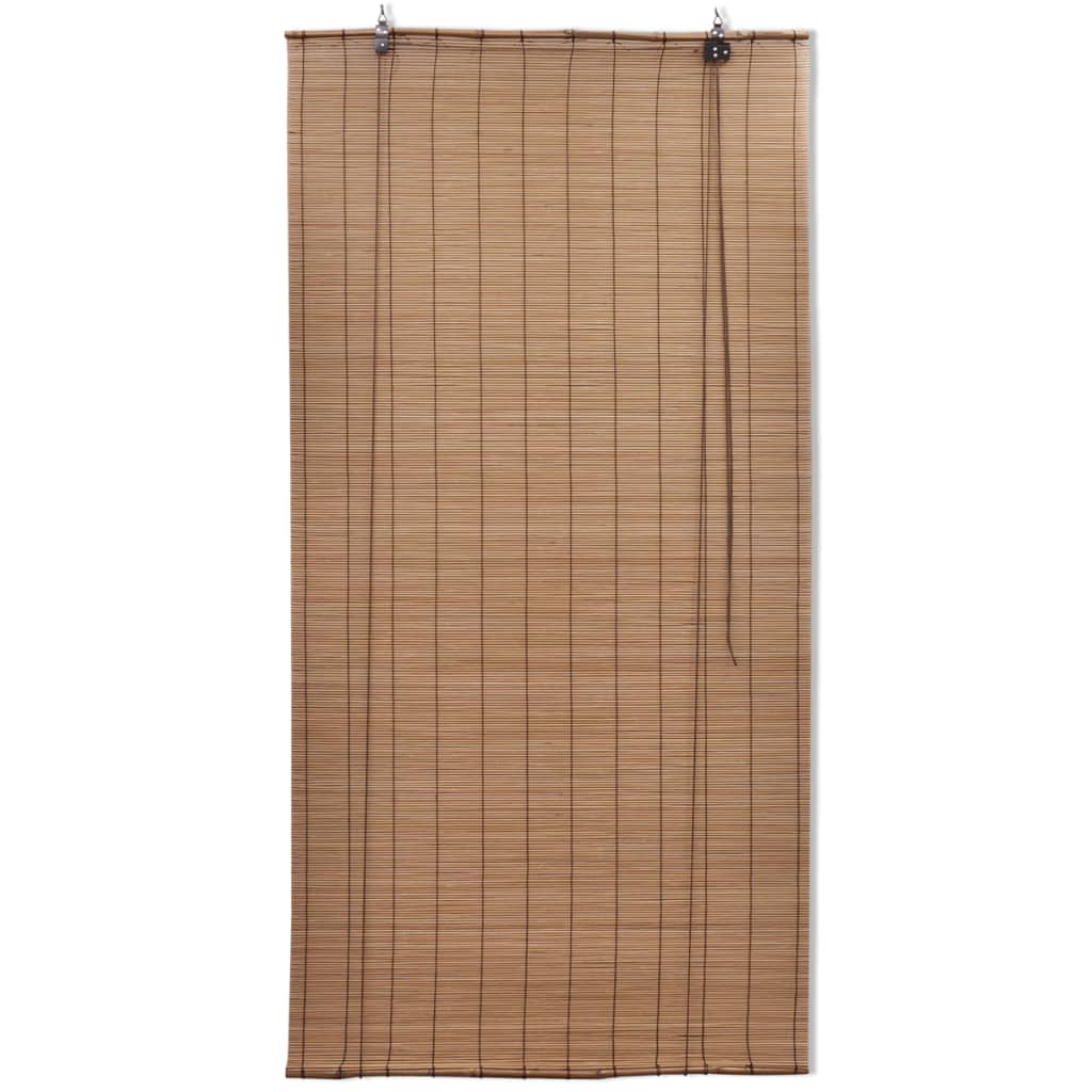 Vidaxx rullegardiner 2 stk 100x160 cm bambusbrune