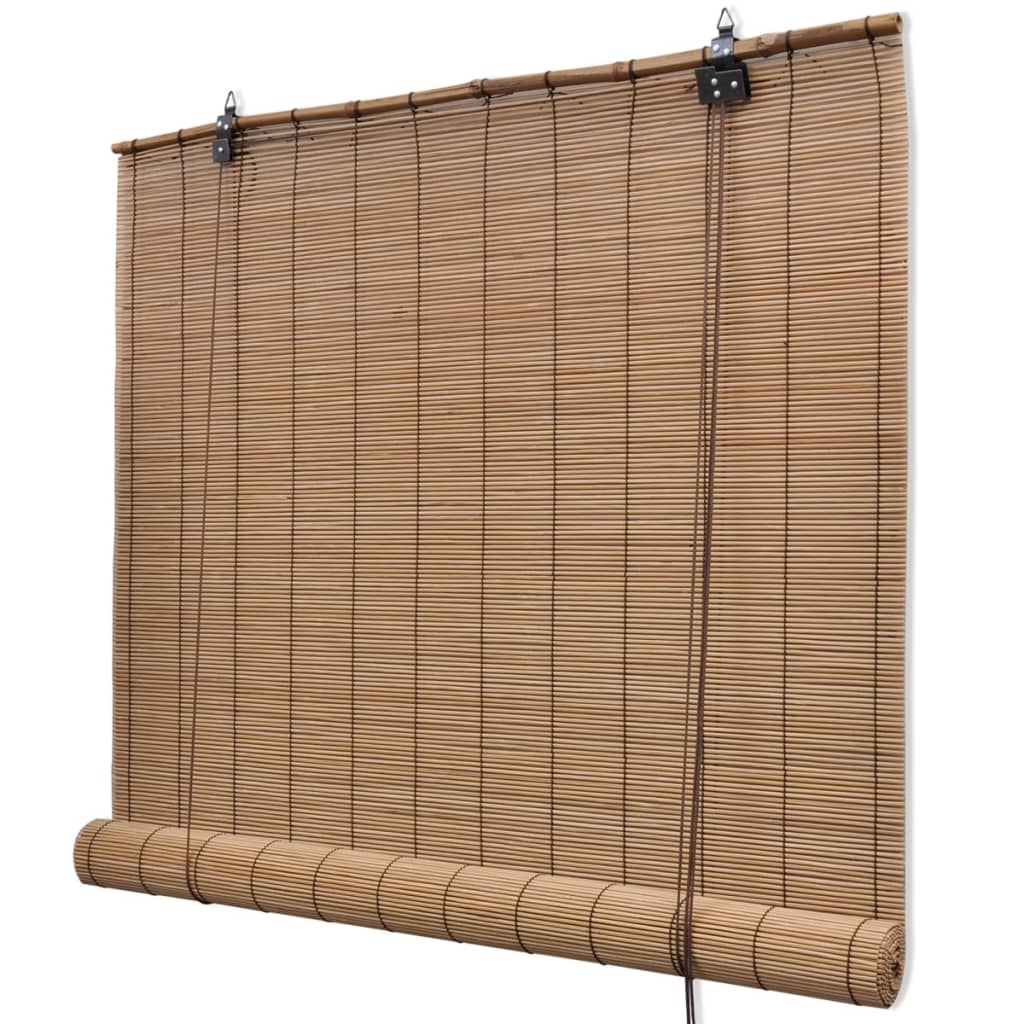 VidaXL rullegardiner 2 stk 120x220 cm bambusbrune