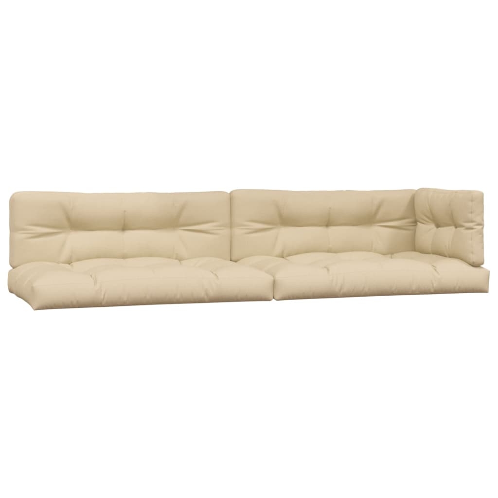 Vidaxl palle puder 5 st stof beige