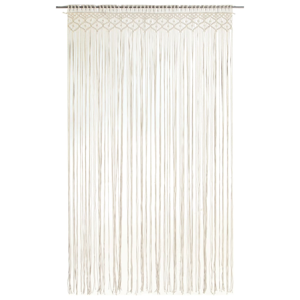 Vidaxl gardin makramé 140x240 cm bomuld