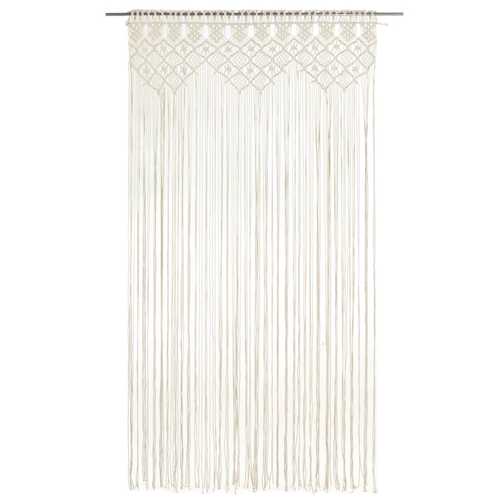Vidaxl gardin makramé 140x240 cm bomuld