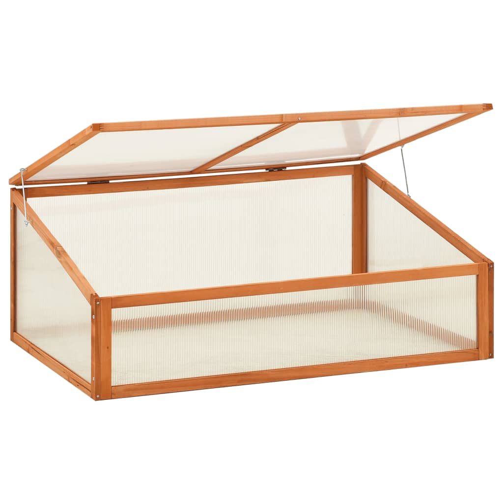 Vidaxl Greenhouse 100x65x40 cm Vurenhout