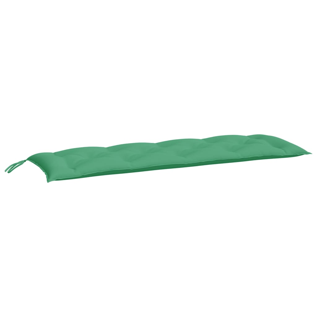Vidaxl Garden Bench Pushion 150x50x7 cm Oxford Fabric Green