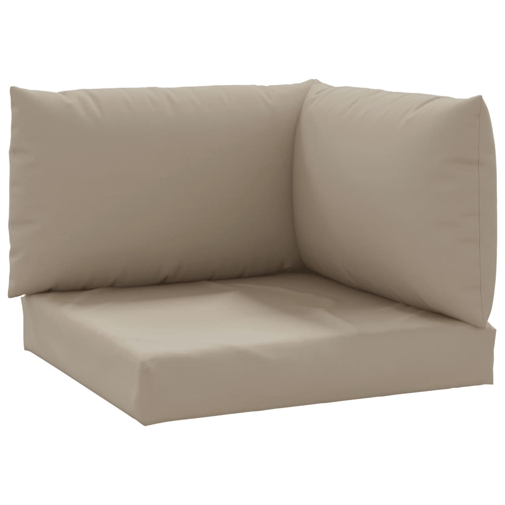 Vidaxl pallepuder 3 st Oxford Fabric Taupe
