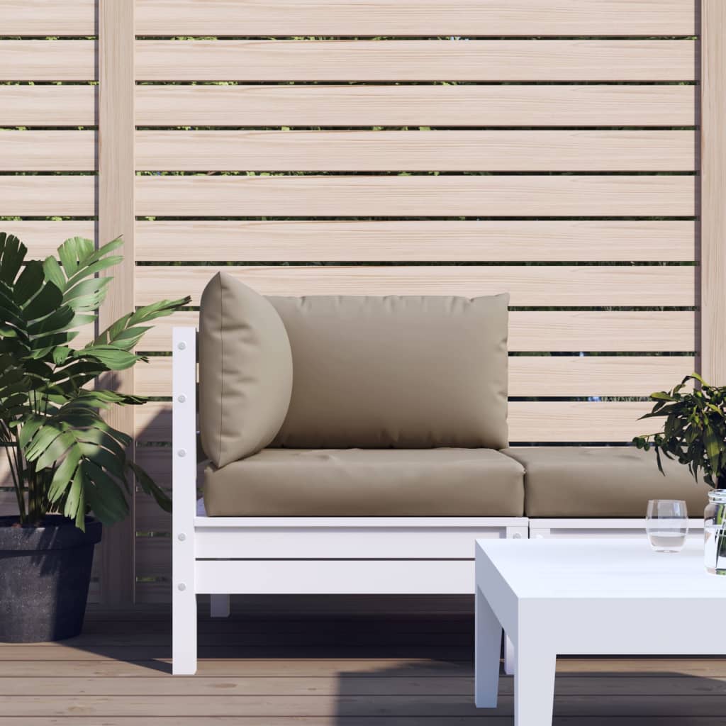 Vidaxl pallepuder 3 st Oxford Fabric Taupe